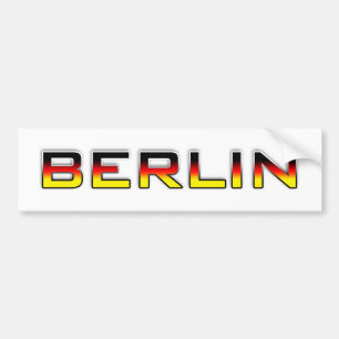 Autocollant De Voiture Berlin V01B