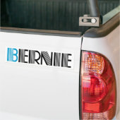 AUTOCOLLANT DE VOITURE BERNIE (Sur camion)