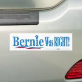 Autocollant De Voiture Bernie Avait Raison (En voiture)