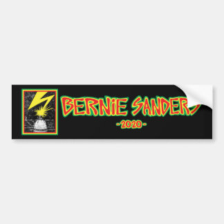 Autocollant De Voiture Bernie Sanders 2020 D.C. Lightning Strike