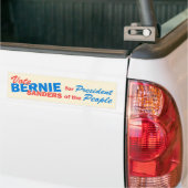 Autocollant De Voiture Bernie Sanders Président du peuple V5 (Sur camion)