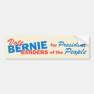 Autocollant De Voiture Bernie Sanders Président du peuple V5