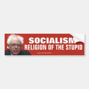 Autocollant De Voiture Bernie Sanders Socialisme Religion De L'Imbécile