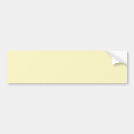 Autocollant De Voiture Beurre jaune uni (Devant)