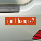 Autocollant De Voiture bhangra obtenu ? (En voiture)
