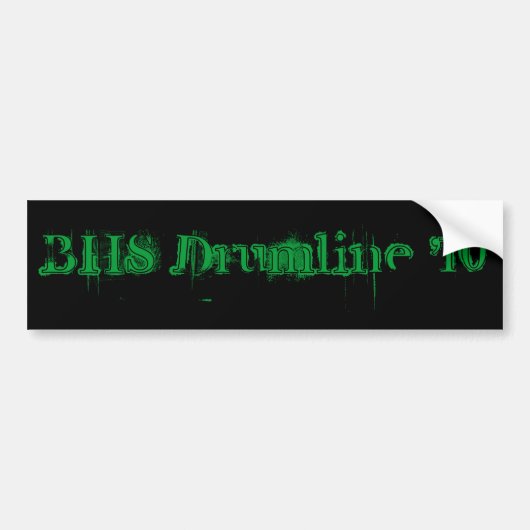 Autocollant De Voiture BHS Drumline '10 (Devant)