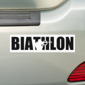 Autocollant De Voiture Biathlon (En voiture)