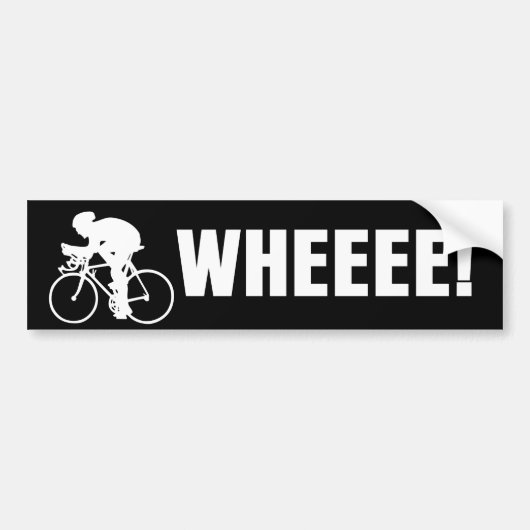Autocollant De Voiture Bicyclette de WHEEE (Devant)