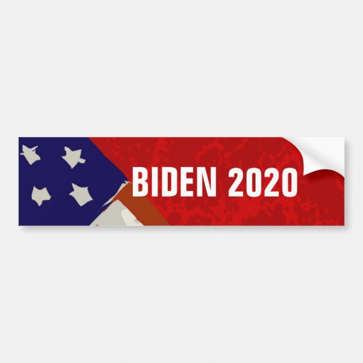 Autocollant De Voiture Biden 2020 (Devant)