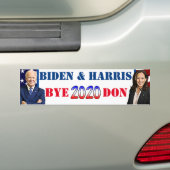 Autocollant De Voiture Biden et Harris Bye-Don contre Trump (En voiture)