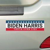 Autocollant De Voiture Biden Harris 2020 2024 - La vérité sur les mensong (En voiture)