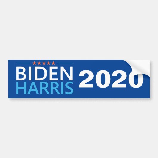 Autocollant De Voiture Biden Harris 2020 aux élections présidentielles am (Devant)