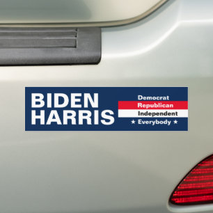 Autocollant De Voiture Biden Harris Election Bleu Blanc Types d'électeur