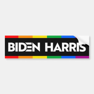 AUTOCOLLANT DE VOITURE BIDEN HARRIS PRIDE