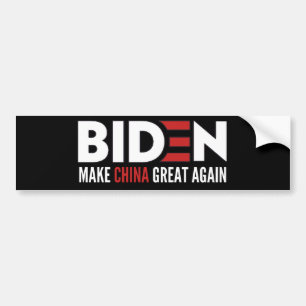 Autocollant De Voiture Biden redonne à la Chine sa grandeur