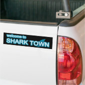 Autocollant De Voiture Bienvenue à Sharktown (Sur camion)
