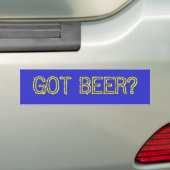 AUTOCOLLANT DE VOITURE BIÈRE OBTENUE ? (En voiture)