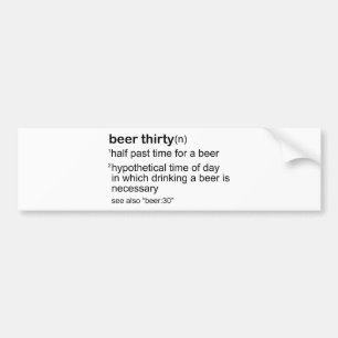 Autocollant De Voiture Bière trente