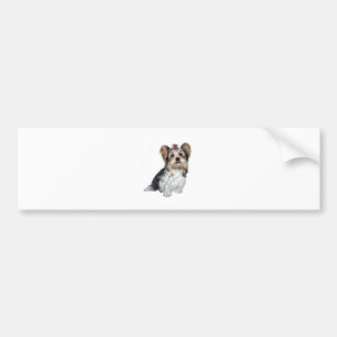 Autocollant De Voiture Biewer Yorkshire Terrier