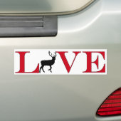 Autocollant De Voiture Big Buck Lover Bumpersticker (En voiture)