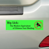 Autocollant De Voiture Big Lick : L'équivalent moderne (En voiture)