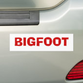 AUTOCOLLANT DE VOITURE BIGFOOT (En voiture)