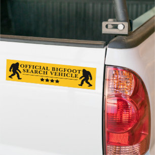 Autocollant De Voiture Bigfoot Search Vehicle Funny Sasquatch