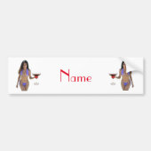 Autocollant De Voiture Bikini brun beauté Thunder_Cove (Devant)