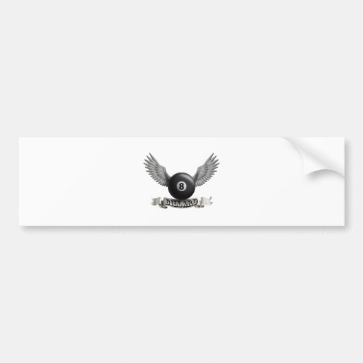 Autocollant De Voiture Billard wings A (Devant)