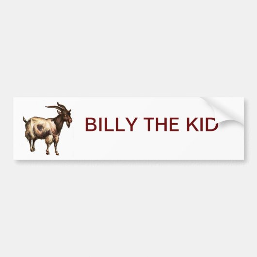 AUTOCOLLANT DE VOITURE BILLY L'ENFANT (Devant)