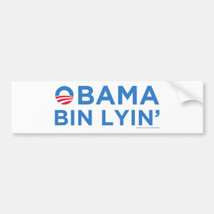 Autocollant De Voiture Bin Lyin d'Obama