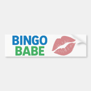 Autocollant De Voiture Bingo Babe mignonne et confiant amoureux de Bingo