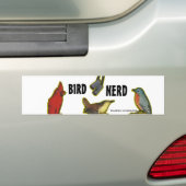 Autocollant De Voiture Bird Nerd (En voiture)