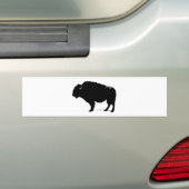 Autocollant De Voiture Bison de Buffalo Art noir et blanc (En voiture)