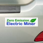 Autocollant De Voiture Bitcoin Zéro Émission Mineur électrique (En voiture)