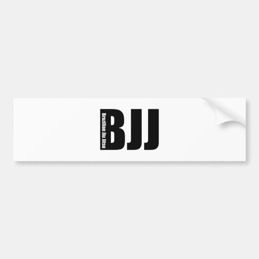 Autocollant De Voiture BJJ - Brésilien Jiu Jitsu (Devant)
