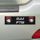 AUTOCOLLANT DE VOITURE BJJ FTW (En voiture)