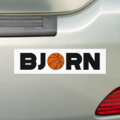 Autocollant De Voiture Bjorn Basketball (En voiture)