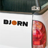 Autocollant De Voiture Bjorn Basketball (Sur camion)