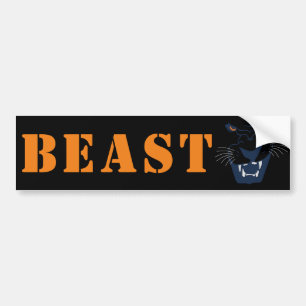 Autocollant De Voiture Black Panther Beast