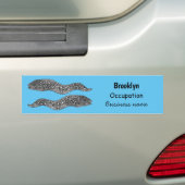 Autocollant De Voiture Black spotted moray eel cartoon (En voiture)