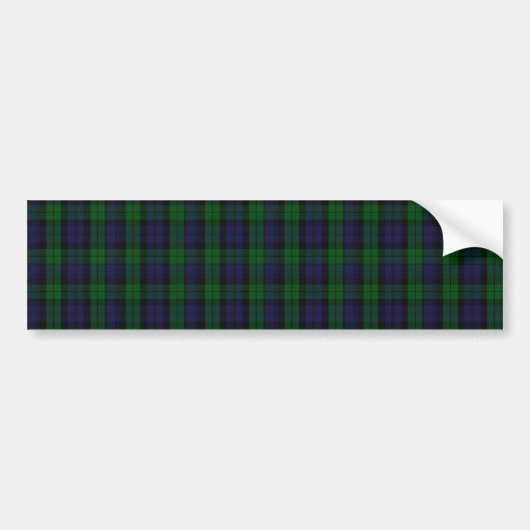 Autocollant De Voiture Blackwatch Tartan (Devant)