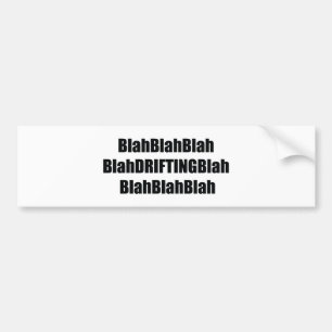 Autocollant De Voiture Blahdriftingblah