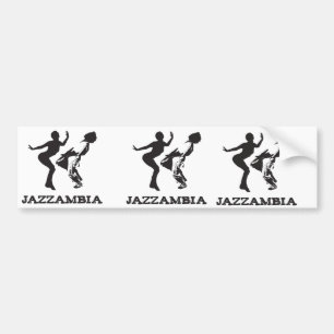 Autocollant De Voiture Blanc d'adhésif pour pare-chocs de JAZZAMBIA