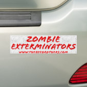 Autocollant De Voiture Blanc d'adhésif pour pare-chocs d'exterminateurs (En voiture)
