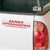 Autocollant De Voiture Blanc d'adhésif pour pare-chocs d'exterminateurs (Sur camion)