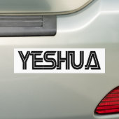 Autocollant De Voiture Blanc de Yeshua Battlestar (En voiture)