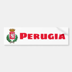 Autocollant De Voiture Blason de Pérouse, Italie