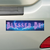 Autocollant De Voiture Blessed Be Bumper Sticker avec logo (En voiture)