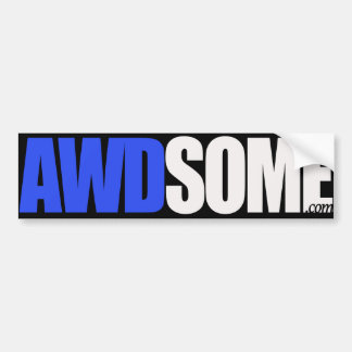 Autocollant De Voiture bleu awdsome